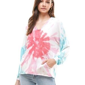 Candy Tie Dye Softest Hooded Sweatshirt